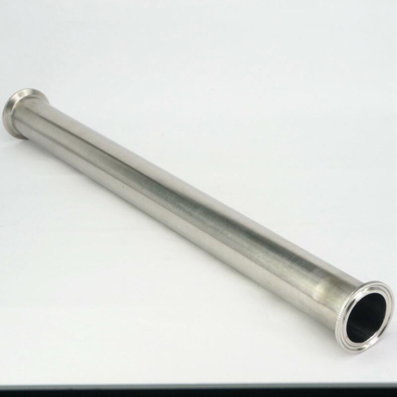 1,5 "Tri Clamp x 38 мм OD труба санитарная шпула длина трубки 458 мм (18") для домашнего пивоварения SUS304 нержавеющая сталь
