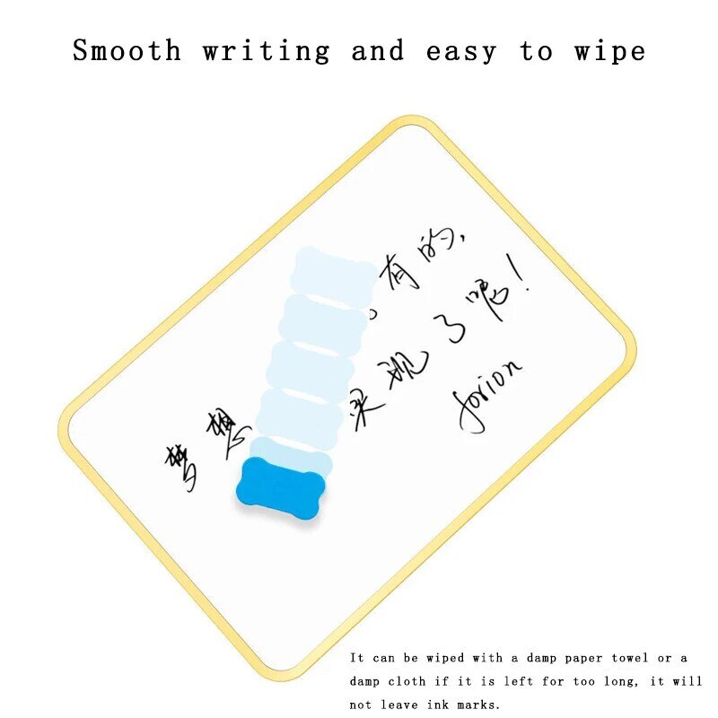 Tablica magnetyczna kasowalna dwustronnie łatwe wymazywanie tablica wiadomości pisanie dla dzieci Mini tablica biuro szkolne A4 rozmiar