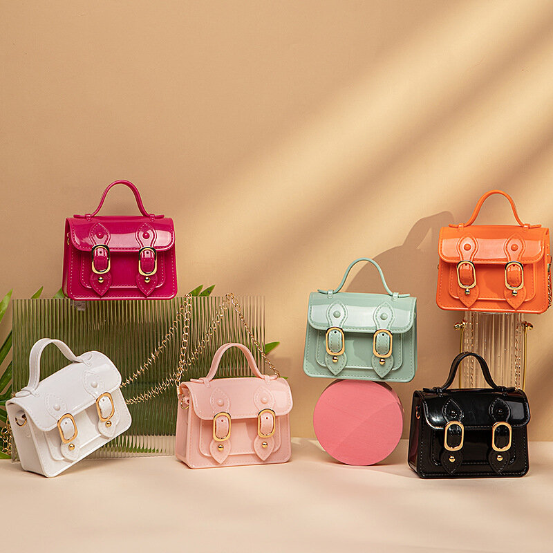 Миниатюрные сумочки для женщин, желейные тоуты, сумки через плечо карамельных цветов для женщин, мессенджеры для девушек, летняя женская сумка