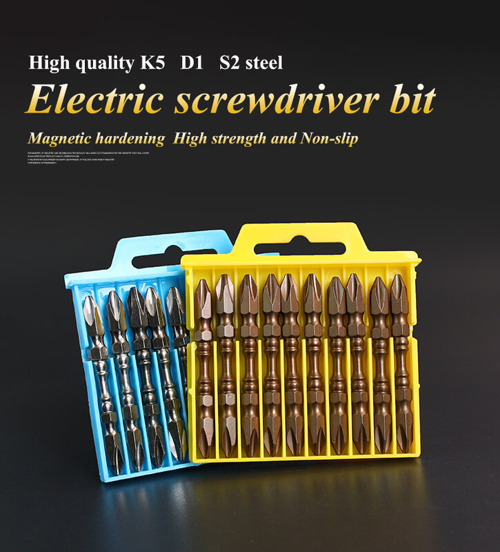 5/10PCS ph2 screwdriver magnetic drill bits head screw driver kit bits cross screwdriver 65MM 100MM 150MM 200MM