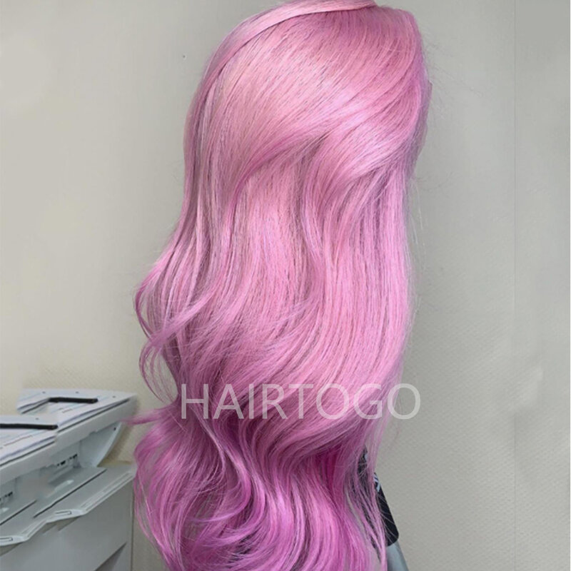 Pelucas de cabello humano 613 de colores para mujer, onda corporal, platino, rubio ceniza, gris, encaje frontal, peluca brasileña, hd transparente, 13x4