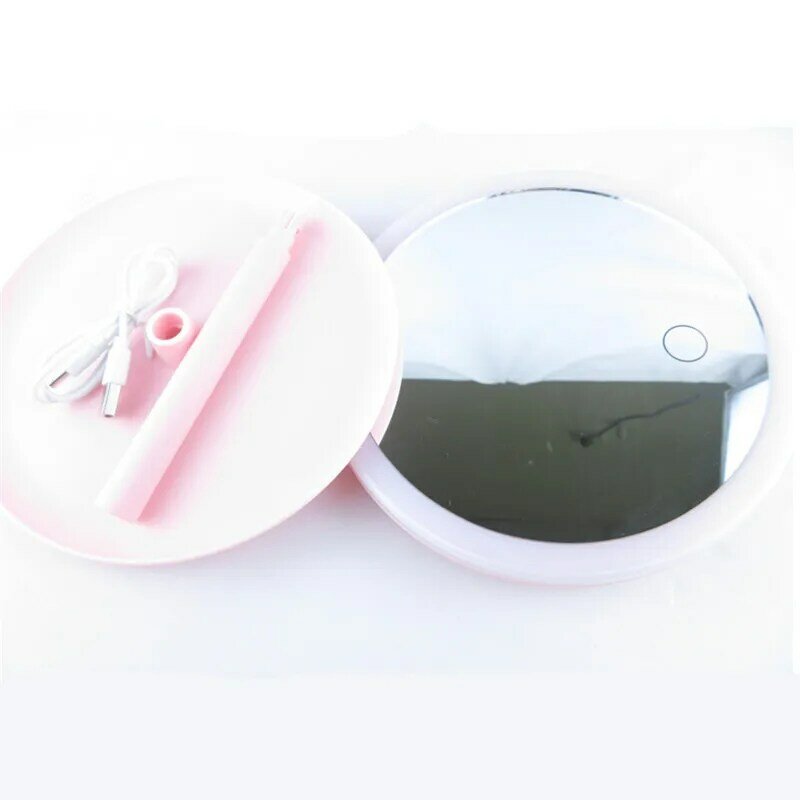 USB Adjustable Makeup Mirror With Led Mirrors Standing Mirror Touch Screen Mirror Backlit Light Cosmetic Mirrors Dropshipping 30