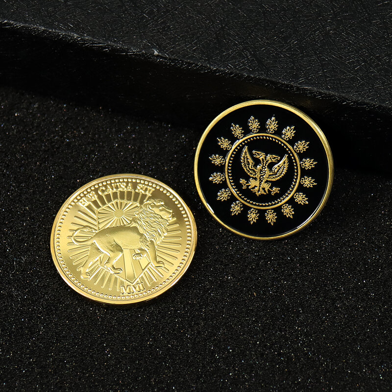 John Wick Movie Gold Coin Cosplay Continental Hotel Card Adjudicator Black Medallion Keanu Reeves Fans Collection Props