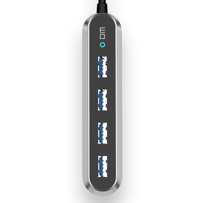 CHB028 Type C To 3 Port USB3.0 High Speed HUB CHB028 Support 1TB HDD Transfer Speed Up To 300mb/s 120cm Cable