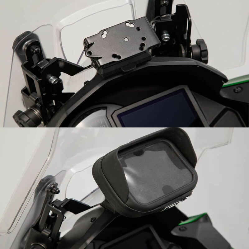 2018-2020新オートバイアクセサリー修正されたgpsナビゲーションブラケット川崎versys 1000 VERSYS1000