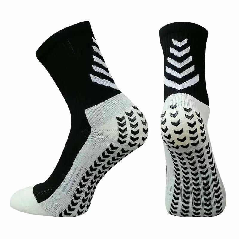 Professional Men Football Socks Anti Slip Football Socks Riding Cycling Sport Socks Nylon Breathable Running Stocking