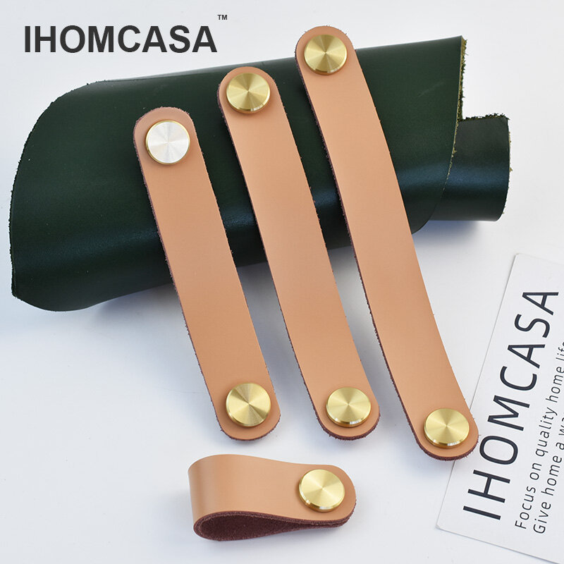 Ihomcasa家具ハンドルキッチンキャビネットドアノブ靴クローゼット引き出しプルヴィンテージゴールドブラス