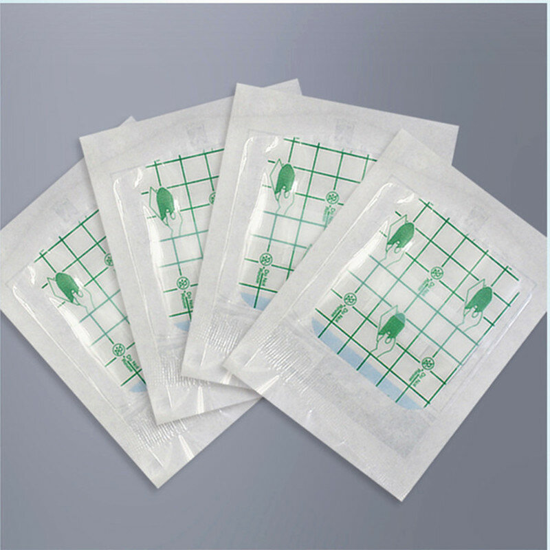 10Pcs/lot Medical Transparent Tape Adhesive Plaster Waterproof Wound Hemostasis Sticker Band First Aid Bandage Emergency Kit