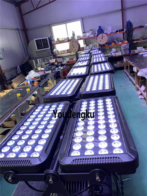 4pcs 96*10W RGBW 4IN1 Multi-Color DMX 512 LED Wall Washer Floodlight City Color Outdoor IP 65 dj led light