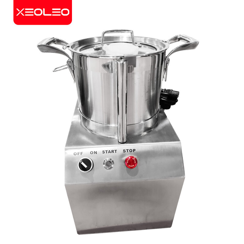 XEOLEO 10L/1100W tritatutto per alimenti in acciaio inossidabile robot da cucina affettatrice utensile da cucina per uso domestico taglierina rotta per alimenti