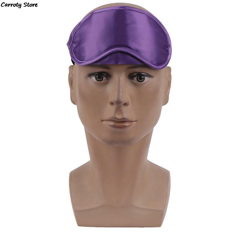 Máscara de seda macia para homens e mulheres, Eyeshade Cover, venda, tapa-olho de viagem, Natural Sleep Shade, 1pc