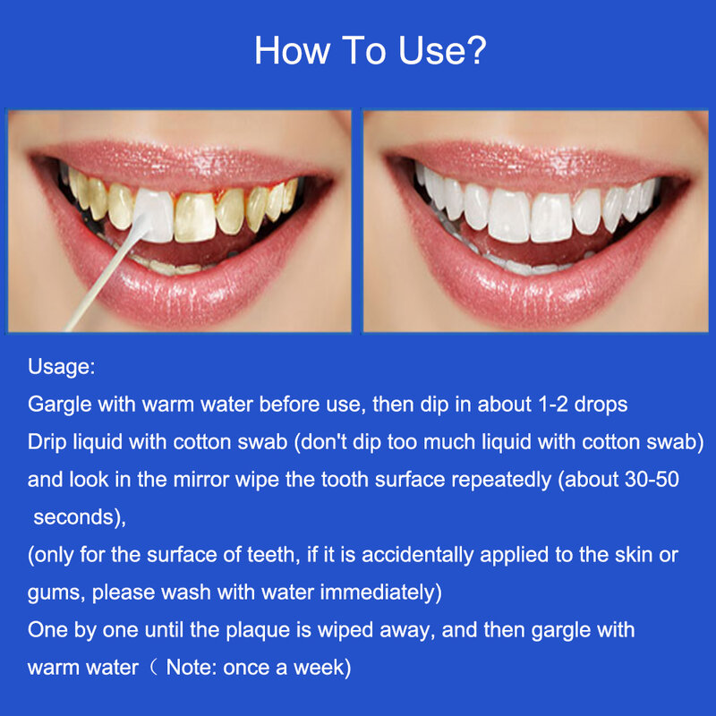 Alat pemutih gigi, esensi bubuk bersih kebersihan mulut memutihkan gigi menghilangkan noda plak segar kebersihan mulut