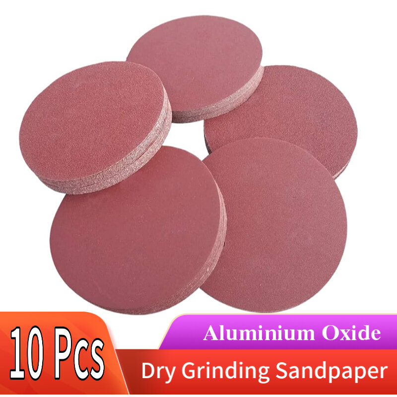 10pcs 7 pulgadas 180mm papel de arena de molienda seca flotante 120 / 180 / 240 / 320 papel de arena para molienda y pulido