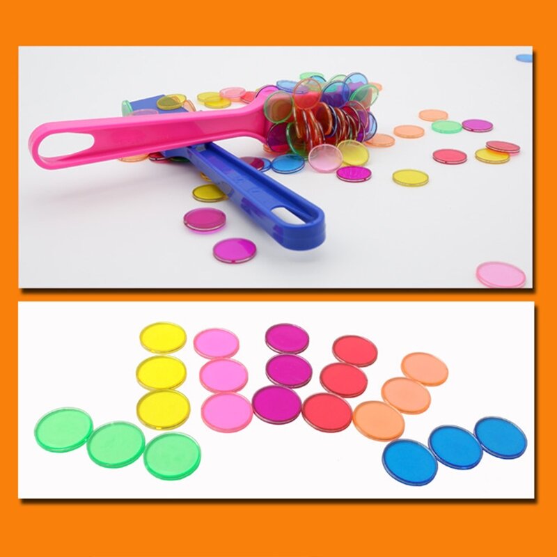 1 Pack Magnetische Stick Wand 100x Metalen Chips Math Tellers Accessoires Voor Senior Familie Spel Nachten Educatief Kits