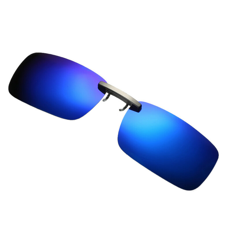 Detachable Night Vision Lens Driving Metal Polarized Clip On Glasses Sunglasses Car Driver Goggles