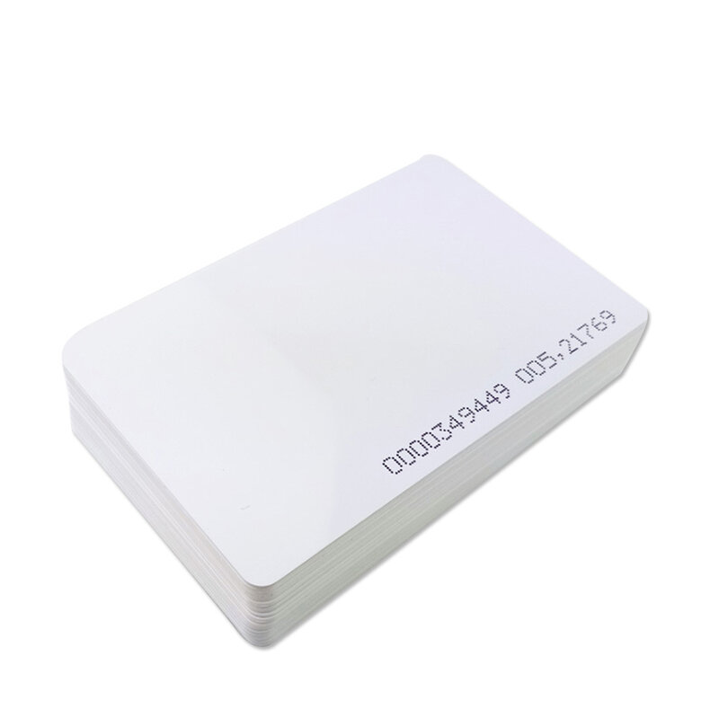 Componentes de garantia de qualidade (100 segundos) em cartão de identificação rfid 125khz, leitura só tk4100 (em4100), cartões inteligentes em controle de acesso