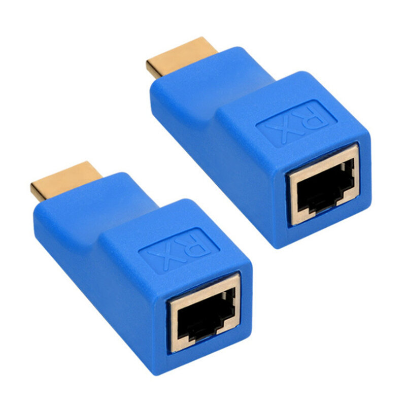 4K HDMI Extender HDMI Extension up to 30m Over CAT5e / 6 UTP LAN Ethernet Cable RJ45 Ports LAN Network