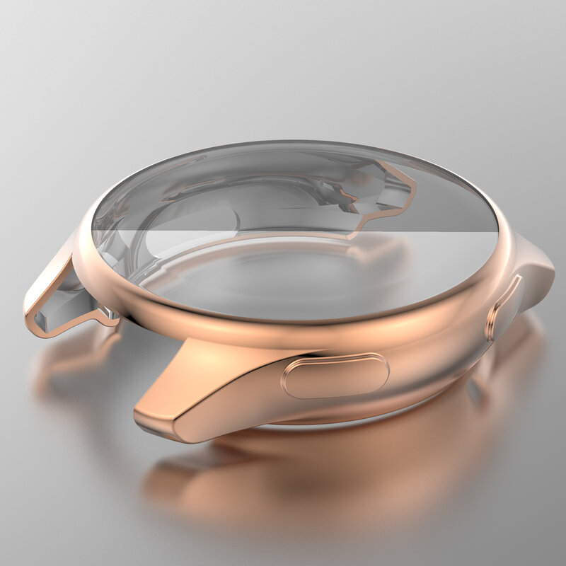 2021 TPU Cover Pelindung Lembut untuk Oneplus Watch Case Full Screen Protector Shell Bumper Plated Case untuk One Plus Smart Watch