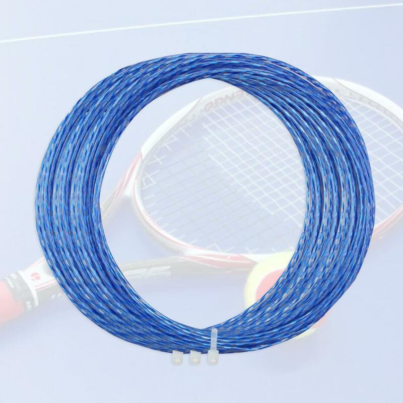 Raquetas de tenis de alambre de nailon, cuerda de Color brillante, duradera, a prueba de humedad, 1,30mm