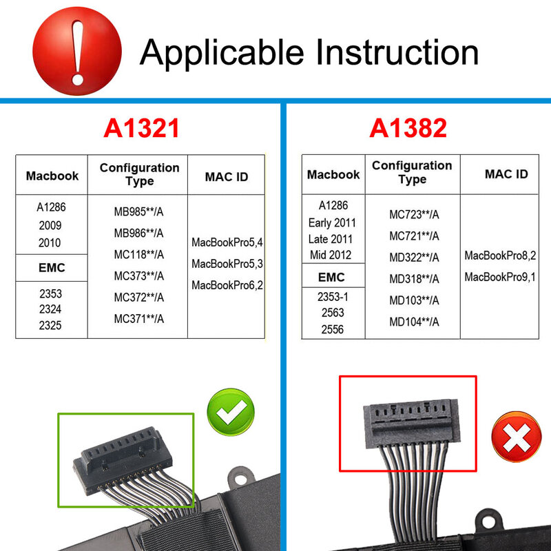 KingSener-batería A1321 para Apple MacBook Pro, 15 ", A1286, 2009, 2010, 020-6380-A, MC118LL/A, MC372, MC371, MB985, MB986LL/A, herramientas gratuitas