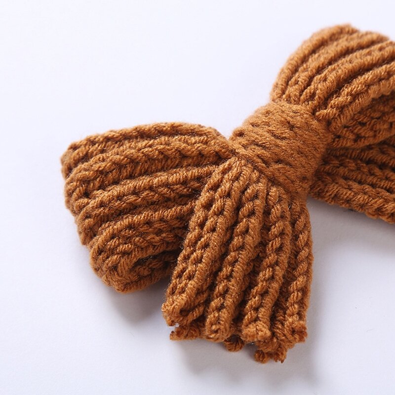 2021 nuovo carino fiocco di lana neonate clip di capelli forcine per bambini forcine caldo inverno Barrette festa principessa capelli