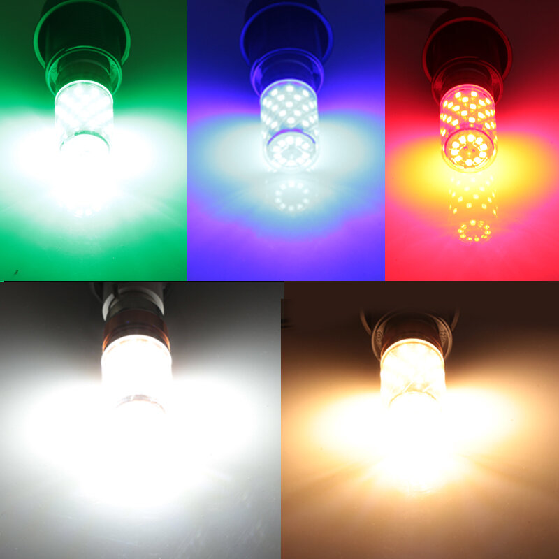 หลอด LED ไฟขั้วเกลียว E14 RGB 12W 12V 24 V 36V 48V 60V 220V V แรงดันต่ำหลอดไฟประหยัดพลังงาน12V 24 V สำหรับบ้าน