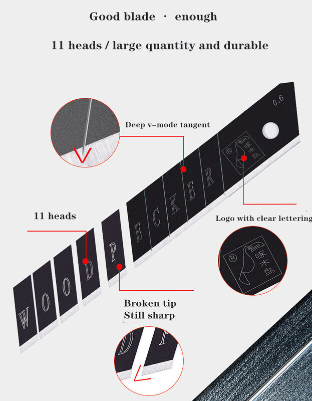 10Pcs Een Nieuwe Geïmporteerde Materiaal FD-09A Voor Grote 18Mm Artistieke Blade Diesel Wallpaper Blade