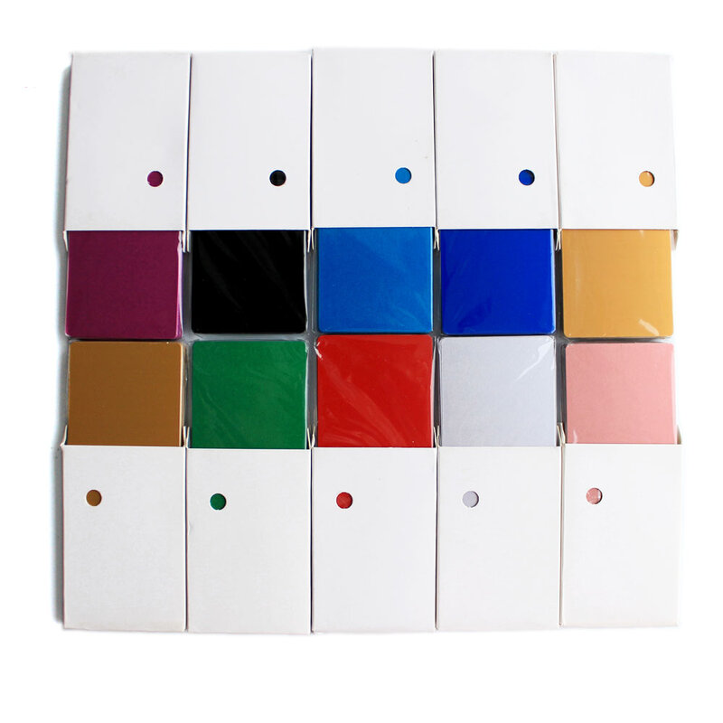 50 قطعة بطاقات الأعمال المعدنية سبائك الألومنيوم الفراغات بطاقة للعملاء النقش بالليزر DIY بها بنفسك بطاقات هدية 11 ألوان اختياري
