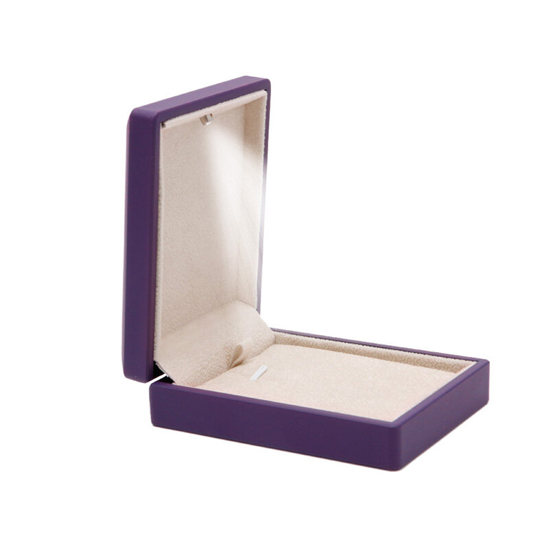 JAVRICK Premuim LED Light Pendant Necklace Gift Box Case Jewelry Display Wedding Pendant Necklace Box