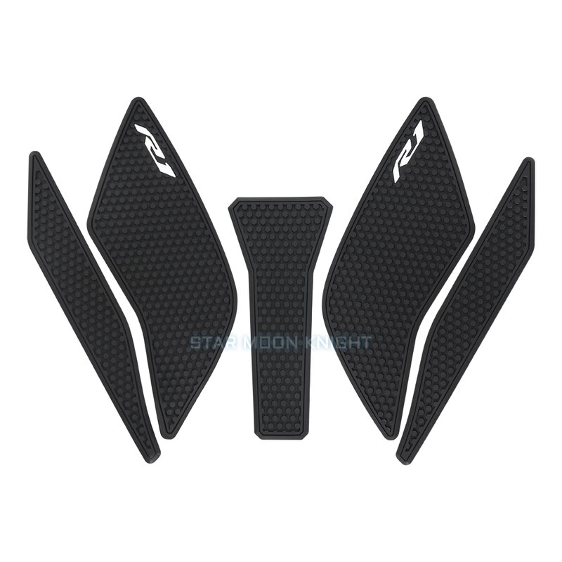 Almohadillas laterales para tanque de combustible de motocicleta, pegatinas protectoras para la rodilla, almohadilla de tracción para Yamaha YZF R1 R1M YZFR1 YZF-R1 2015 - 2021