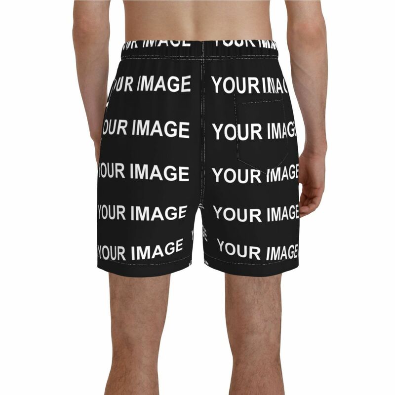 Ваши изображения изготовленные на заказ пляжные шорты индивидуальный дизайн ваши собственные купальные плавки индивидуальные мужские плавки