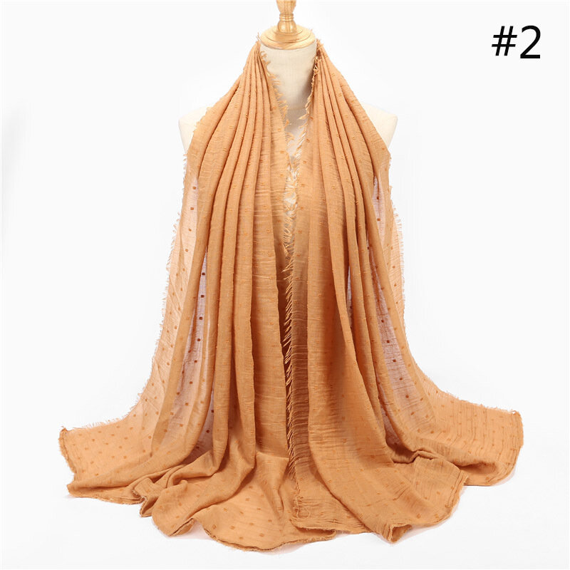 Bufanda de algodón y lino para mujer, chal grande de color sólido con protección solar, estilo literario, 90x180CM, Europa y América