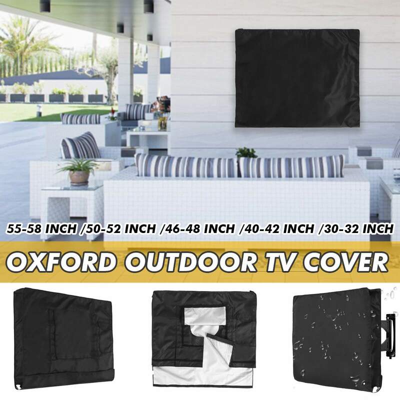 Waterdichte Outdoor Tv Cover Bescherm Tv Scherm Stofdicht Cover Oxford Televisie Case Voor 30-58 Inch Tv Alle-purpose Dust Covers