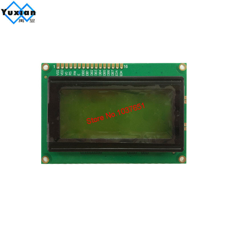 Modulo Lcd 16x4 Display I2C HD44780 SPLC780D1 nuovo di zecca