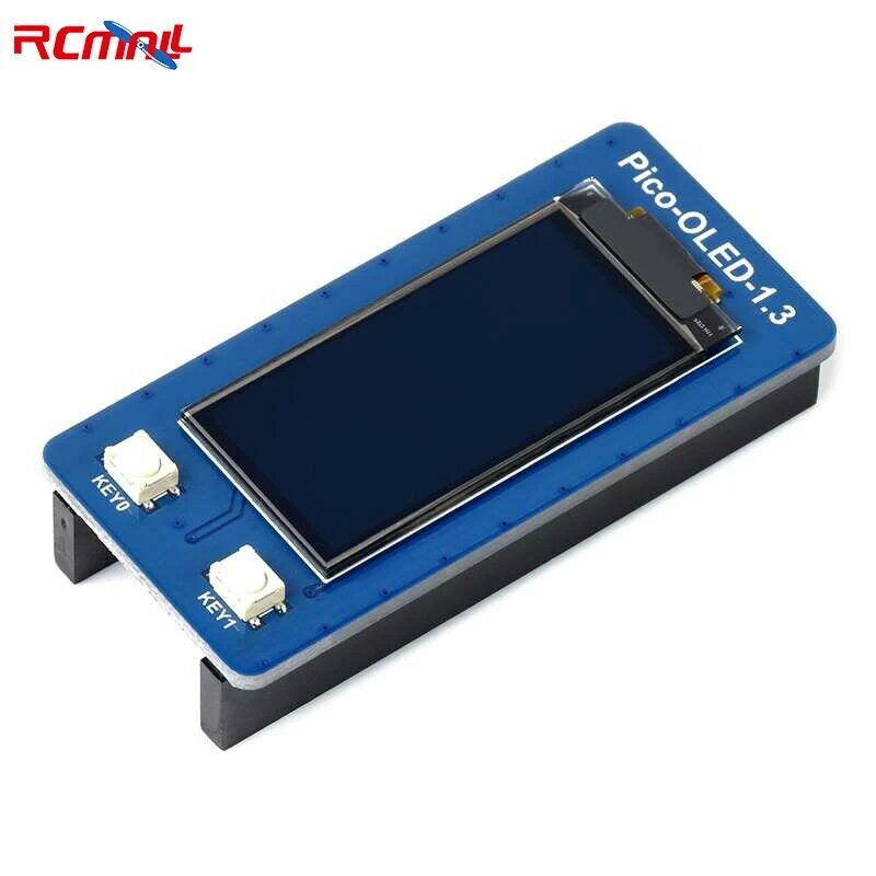RCmall-Módulo de pantalla LCD de 1,14/1,3 pulgadas para Raspberry Pi Pico 65K, colores, 240 × 135 SPI/64 × 128 SPI/I2C