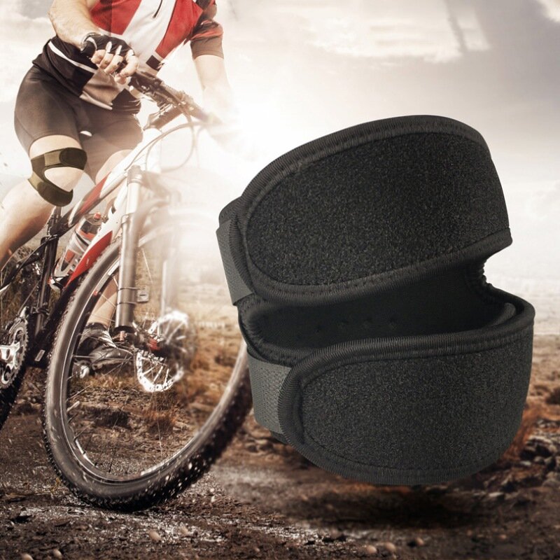 New Knee Hole Kneepad  Pressurized Knee Wrap Sleeve Support Bandage Pad Elastic Braces Safety Basketball Tennis Cycling 1pc