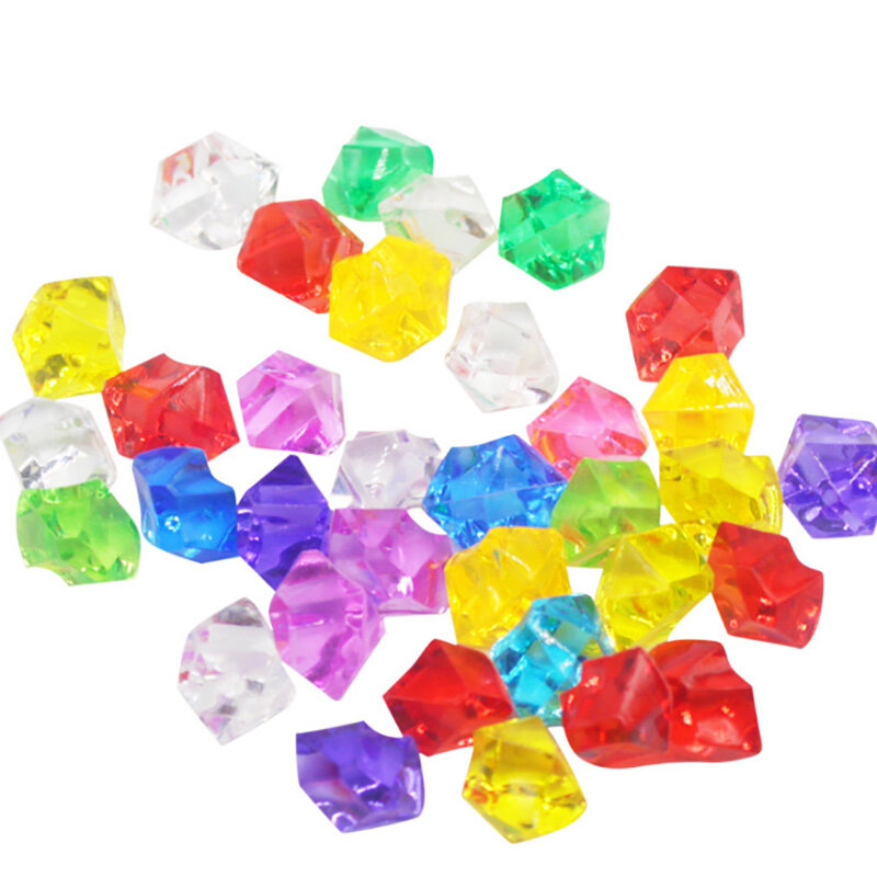 100 Buah Kristal Plastik 14*11Mm Kristal Akrilik Berlian Gadai Batu Tidak Teratur Pesta & Liburan DIY Dekorasi