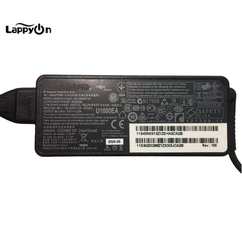 20V 3,25 A 65W AC Adapter Für Lenovo IdeaPad S540-15IML S540-14IWL S340 S145 idepad 310 80T6 Notebook Ladegerät