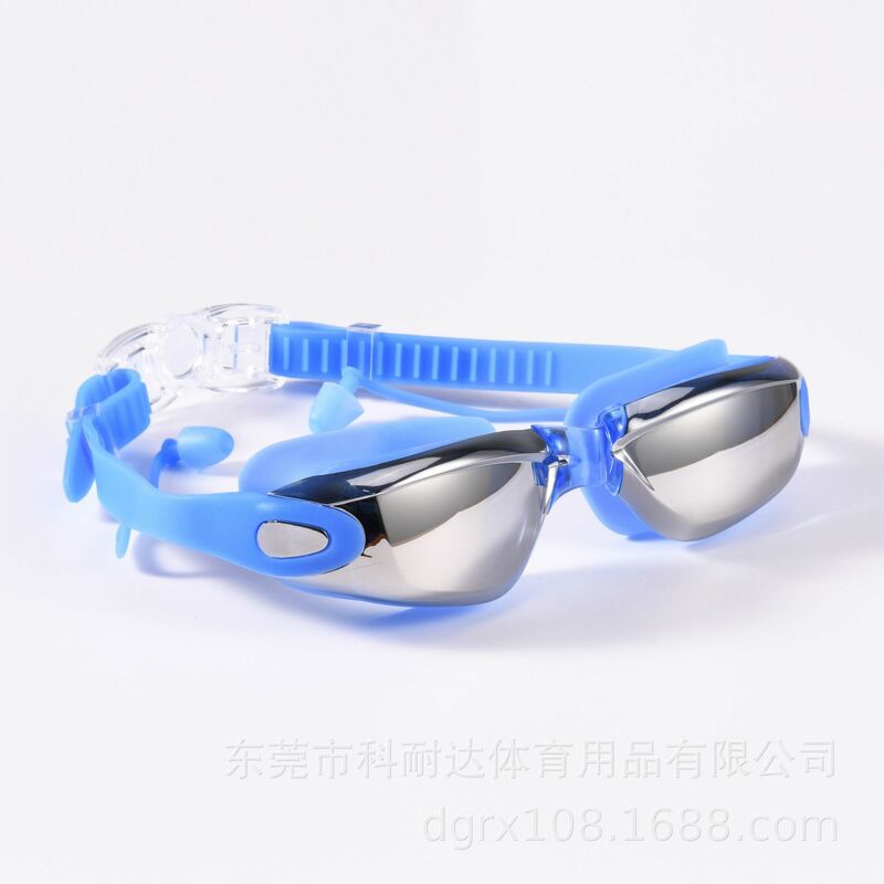 ผู้ใหญ่ Anti-Fog แว่นตาว่ายน้ำสายตาสั้นแว่นตาว่ายน้ำแว่นตาว่ายน้ำซิลิโคนว่ายน้ำ Goggles
