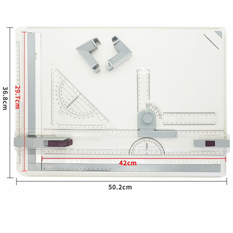 A3 profissional mesa de desenho placa técnica com cabeça de desenho máquina portátil pintura desenho régua suprimentos ferramenta