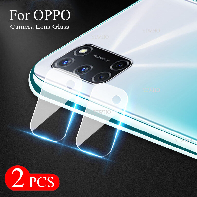 2 Pcs untuk OPPO A92 A72 A52 Perlindungan Lensa Kamera Anti Gores Tempered Glass Pelindung Layar untuk A5 A9 2020 yang 92 52 72 A11X Film