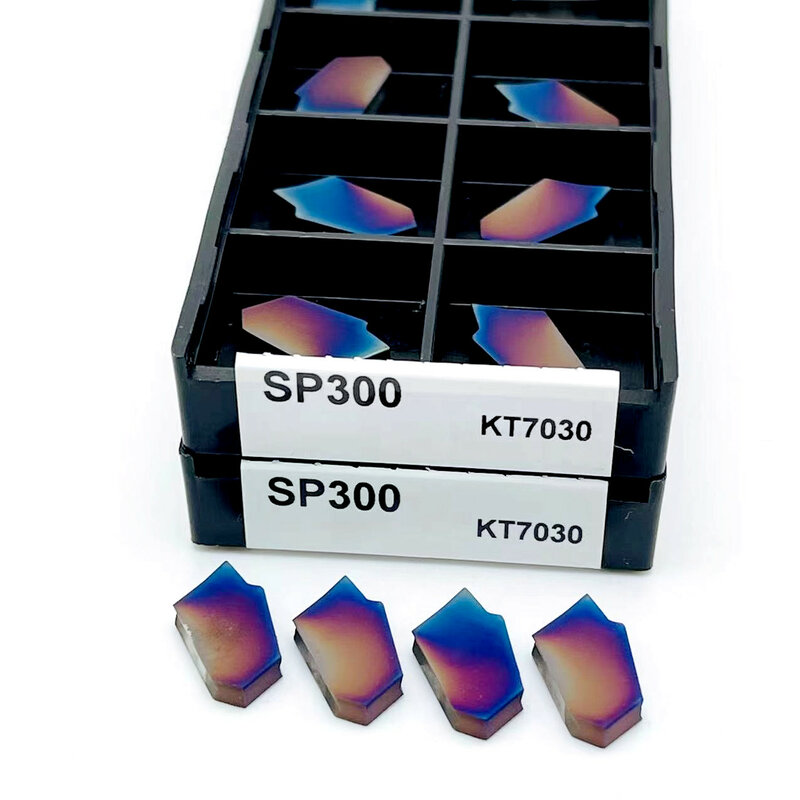 Wysokiej jakości SP300 3.0mm nano niebieskie ostrze narzędzie tokarskie do toczenia z węglików spiekanych CNC