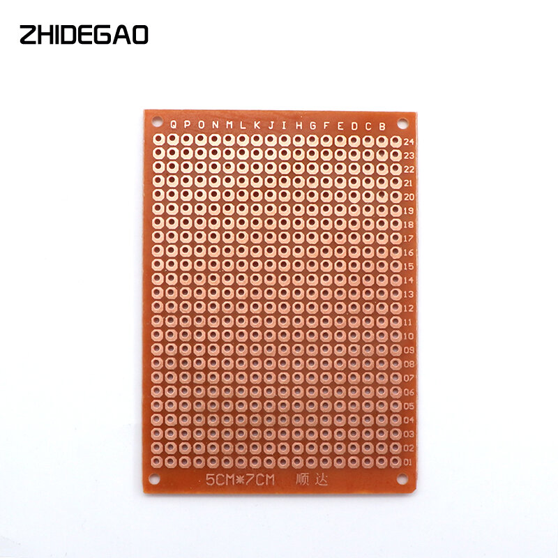 10 قطعة 5x7 5*7 PCB 5 سنتيمتر 7 سنتيمتر DIY بها بنفسك ورقة النموذج PCB العالمي بلاسا أماريلا ZHIDEGAO
