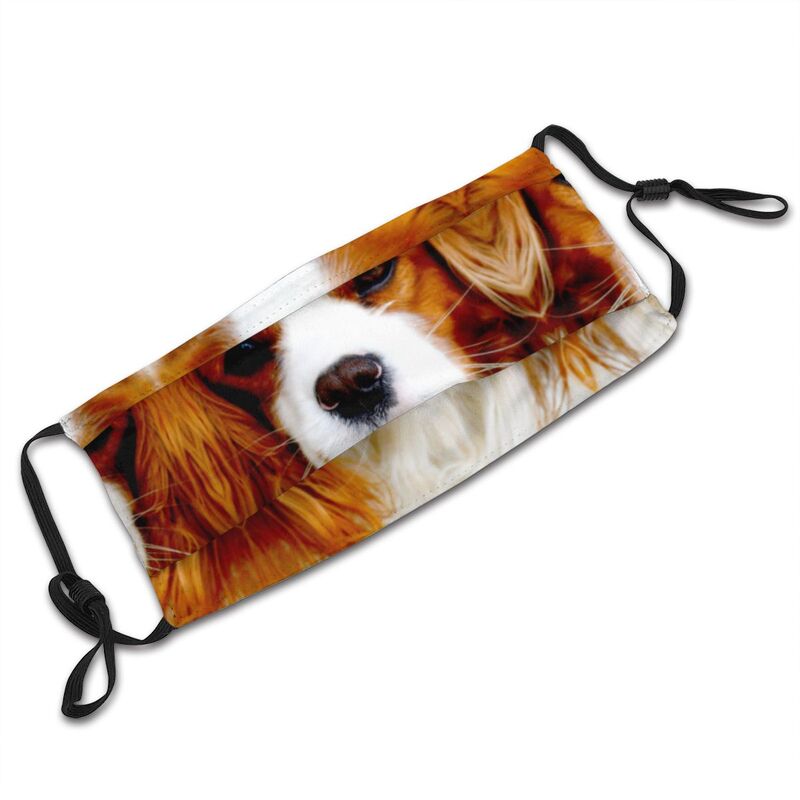 Cavalier King Charles Spaniel Mouth Face Mask Cavalier King Charles Spaniel Facial Mask Pretty Polyester Mask
