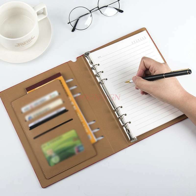 Cuaderno hueco de hojas sueltas A5, Bloc de notas interno reemplazable de negocios Simple creativo