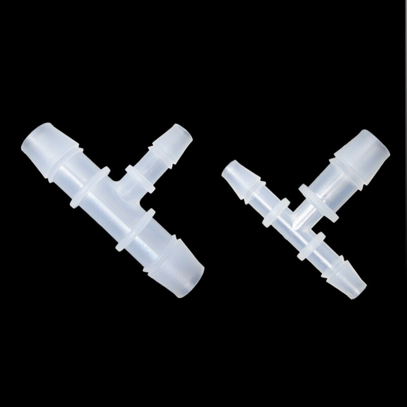 5 stücke Kunststoff reduzierung T fitting/ PP T stecker mit verschiedenen port größe/plstic drei weg schlauch joint