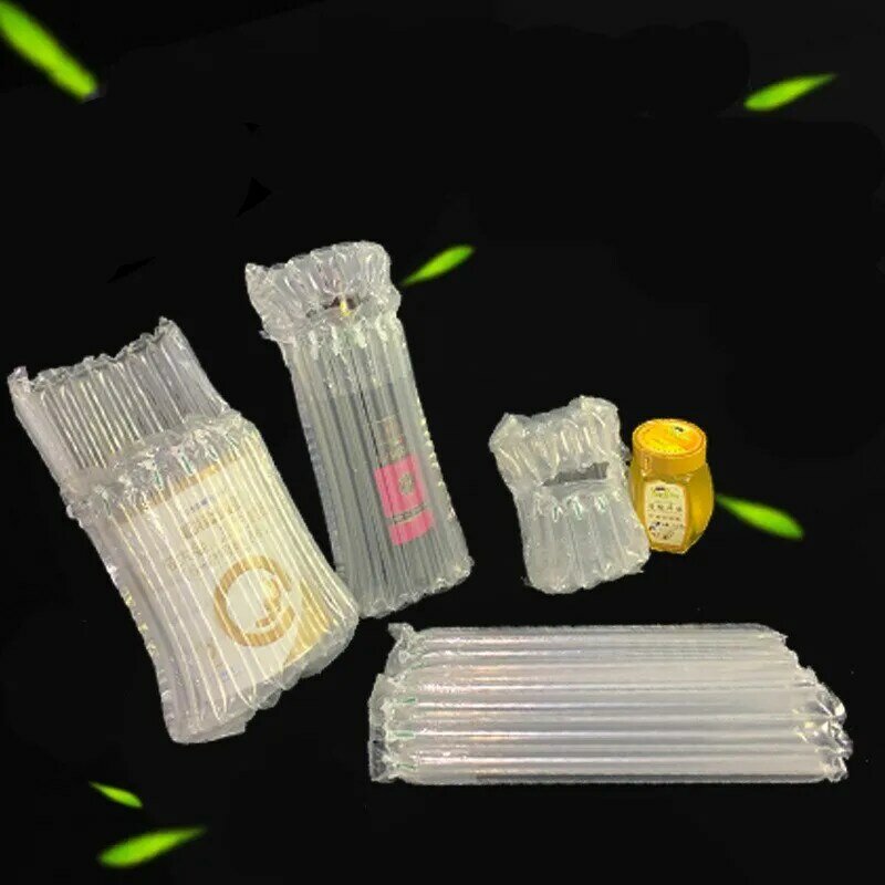12pcs Red Wine Air Column Balloon Inflatable Packaging Roll Film Falling Protection Bubble Ice Fruit Olive Oil Cup Bottle Buffer
