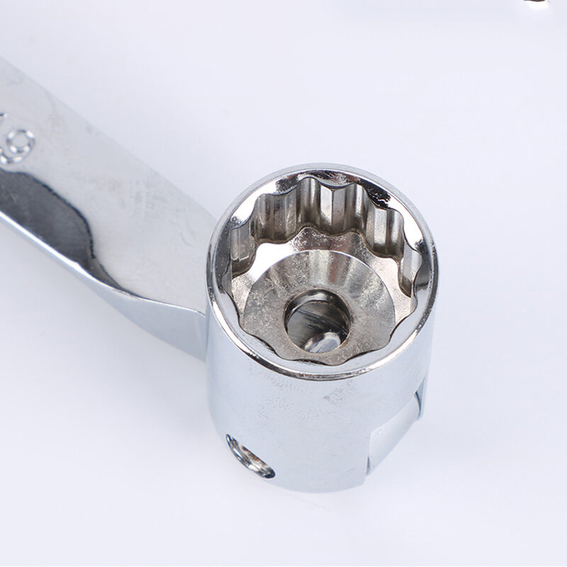 8-19mm Metric Double Flexible Head Socket Wrench Spanner CRV Steel Hand Tools Set