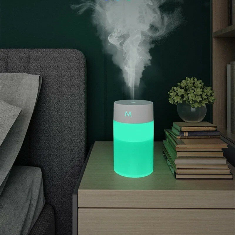 220ML New Portable  USB Small Water Drop Ultrasonic Spray Humidifier Mini Visual level Desktop  Atomizer for Car Home Office