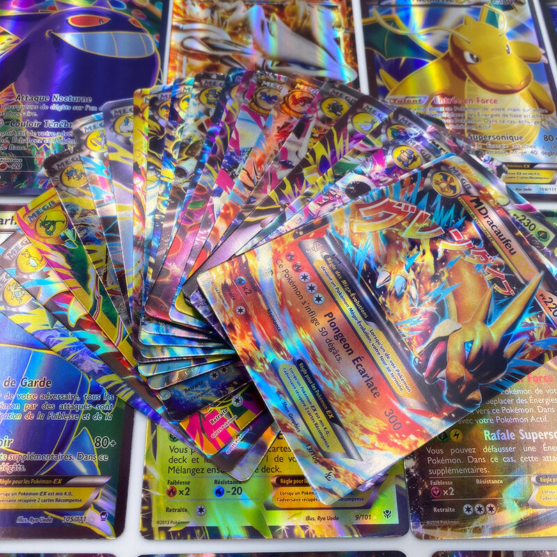 French Pokemon Cards Game Battle Carte Trading VMAX V MAXCards Game Children Pokemons Toy